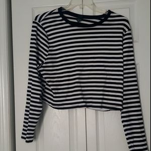 Striped crop top